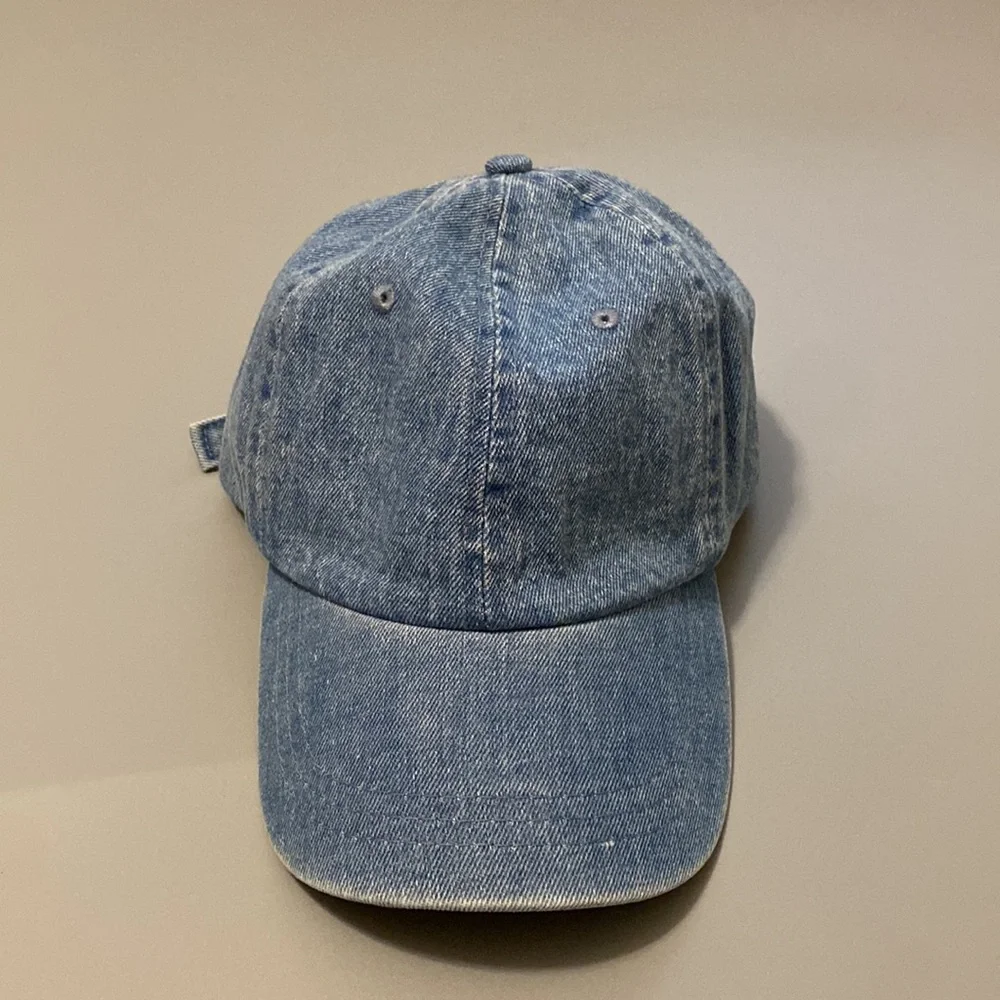 Denim Dad Hat Strapback Cap - Picture 2 of 4